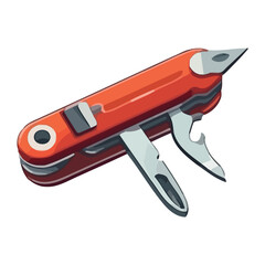 Metallic pocketknife tools for repairing equipment