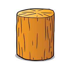 timber log illustration