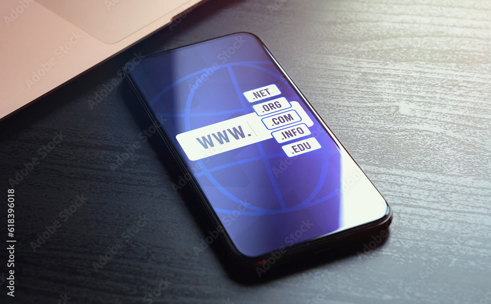 Poster discover and secure the perfect domain name. enhance seo and search ranking by choosing the ideal na