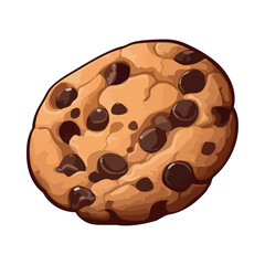 Fototapeta premium Organic chocolate cookie snack, fresh meal