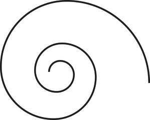 Spiral swirl icon