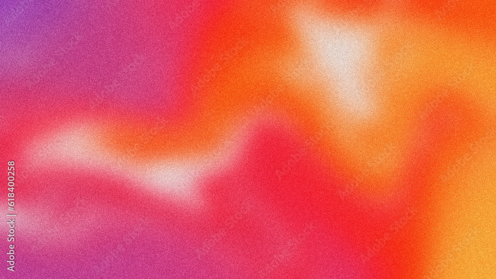 Wall mural 4k digital grainy gradient with a colorful soft noise effect. a unique blend of vintage vibes and lo