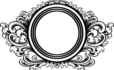 ornaament pattern frame line art