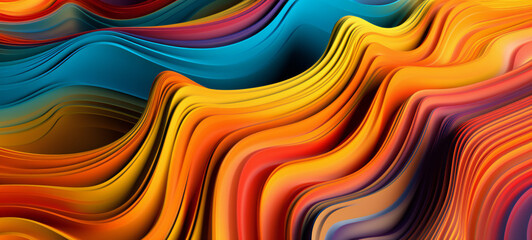 Colorful Abstract Background Modern Design with 3D Gradient Pattern Vibrant Illustration Artistic Graphic Design Abstract Contemporary Wallpaper Stylish Graphic Unique Dimensional Pattern for Art