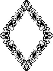 ornaament pattern frame line art