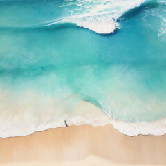 A serene beach - Abstract Beachscape - 618402877
