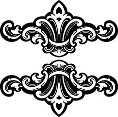 ornaament pattern frame line art