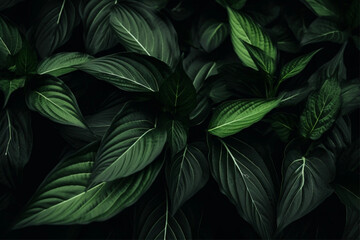 close up of some green leaves