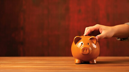 Piggy bank Savings and Financial, Growth and Savings Concept Investing in a Secure Future, Wealth Management and Retirement Planning a Prosperous Future Savings and Investment Strategies Success