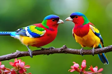 Foto auf Acrylglas Pair of Birds © SAJAWAL JUTT