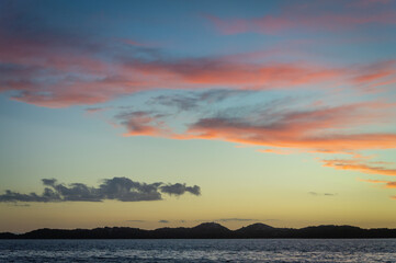 Sunset above Indian Ocean
