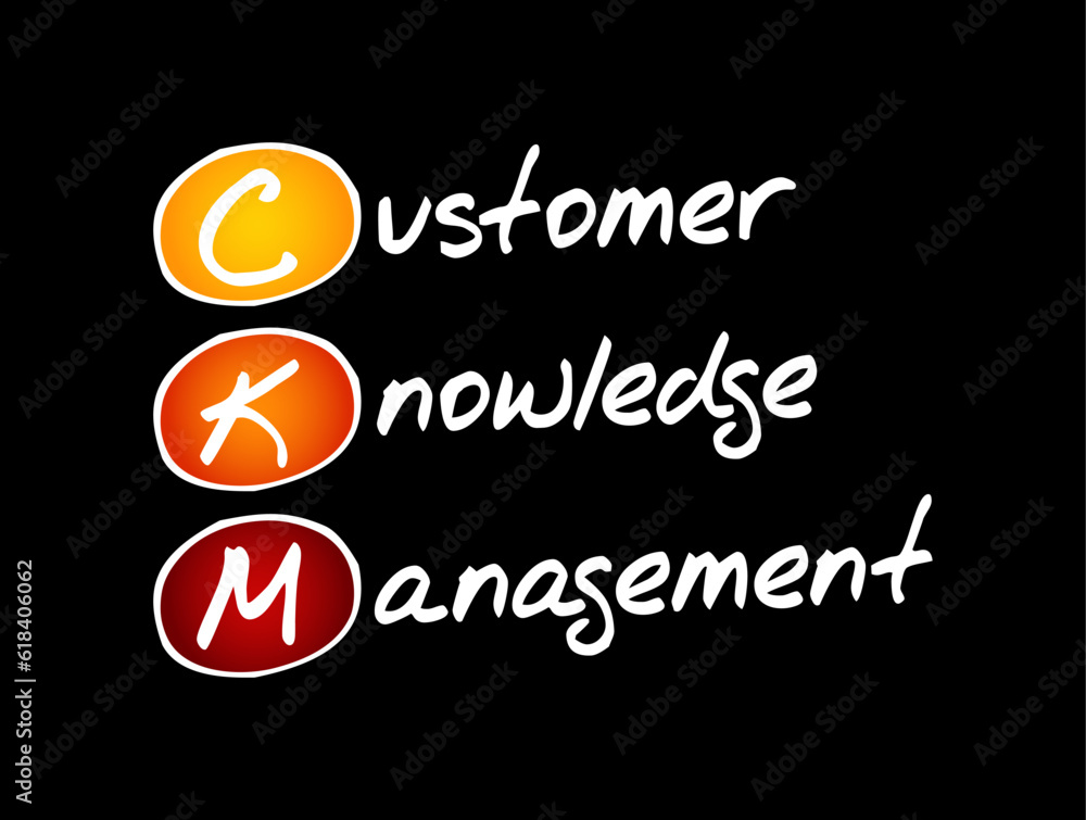 Poster ckm customer knowledge management - emerges as a crucial element for customer-oriented value creatio