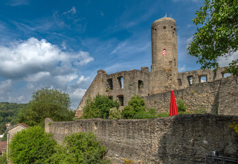 Fototapeta na wymiar The ruins of Eppstein Castle, Hessen, Germany