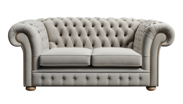 Isolated couch on transparent background