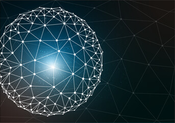 幾何学系のデジタル背景素材