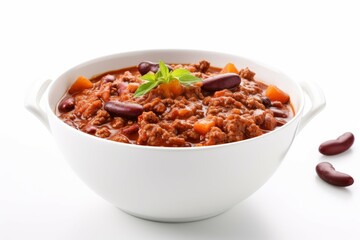 Bowl chili con carne. Generate Ai - obrazy, fototapety, plakaty