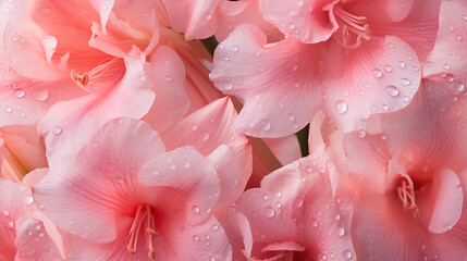 Background of Gladiolus , HD, Decorate with water drops, Background Wallpaper, Desktop Wallpaper , Generative Ai