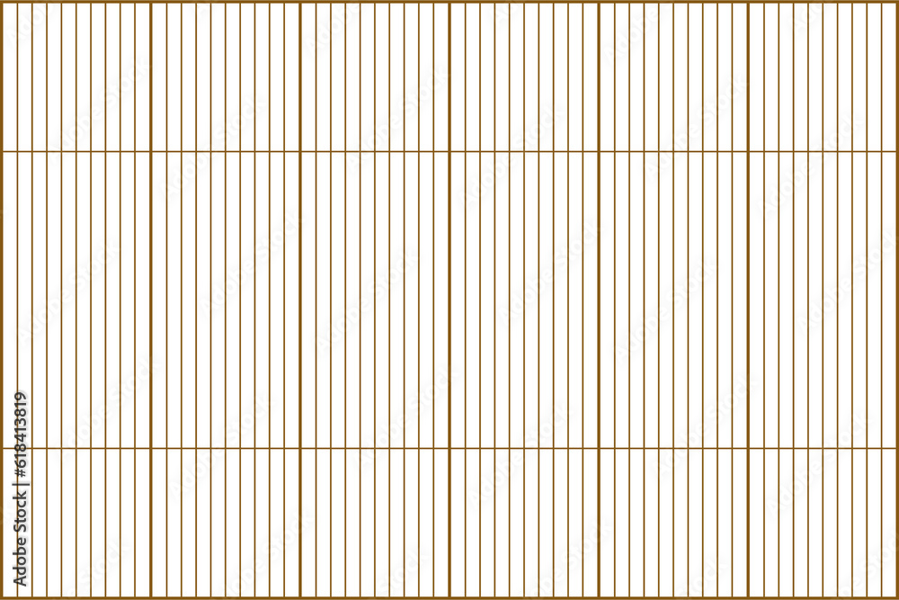 Poster elegant trellis of pattern. design of vertical stripe gold on white background. design print for ill