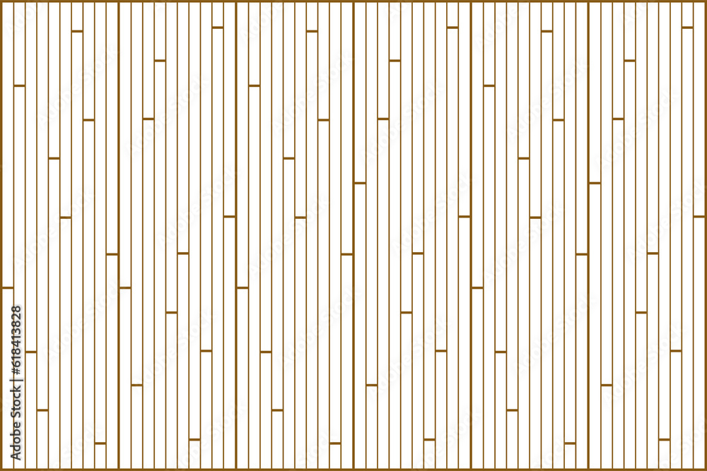 Poster elegant trellis of pattern. design of vertical stripe gold on white background. design print for ill