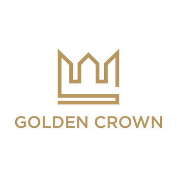 Golden crown logo