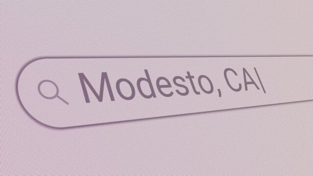 Search Bar Modesto CA 
Close Up Single Line Typing Text Box Layout Web Database Browser Engine Concept