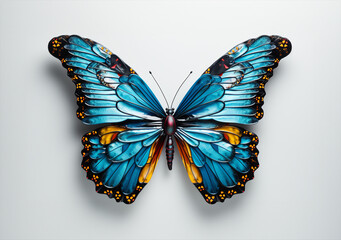 Obraz na płótnie Canvas cute butterfly isolated