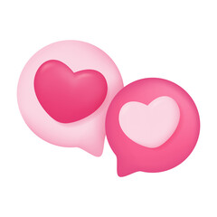 3d text box. Speech bubble dialog dialogue. questions and answers