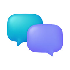 3D text box. Speech bubble dialogue comic style.