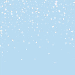 Fototapeta na wymiar Falling snowflakes christmas background. Subtle