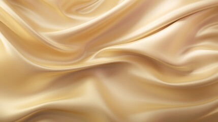 Obraz premium Silk Unfurled, Abstract Background with Luxurious Wavy Folds of Satin Velvet Material, generative ai.