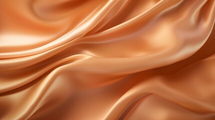 Fototapeta premium Silk Unfurled, Abstract Background with Luxurious Wavy Folds of Satin Velvet Material, generative ai.