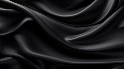 Obraz premium Silk Unfurled, Abstract Background with Luxurious Wavy Folds of Satin Velvet Material, generative ai.