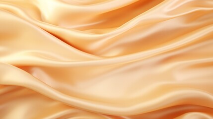 Obraz premium Silk Unfurled, Abstract Background with Luxurious Wavy Folds of Satin Velvet Material, generative ai.