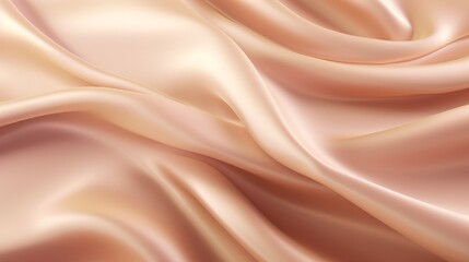 Obraz premium Silk Unfurled, Abstract Background with Luxurious Wavy Folds of Satin Velvet Material, generative ai.