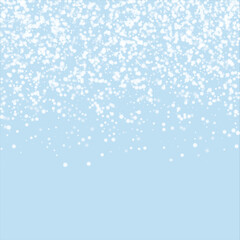 Falling snowflakes christmas background. Subtle