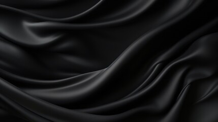 Fototapeta premium Silk Unfurled, Abstract Background with Luxurious Wavy Folds of Satin Velvet Material, generative ai.