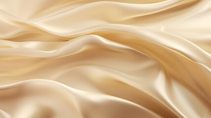 Fototapeta premium Silk Unfurled, Abstract Background with Luxurious Wavy Folds of Satin Velvet Material, generative ai.