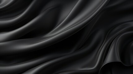Fototapeta premium Silk Unfurled, Abstract Background with Luxurious Wavy Folds of Satin Velvet Material, generative ai.