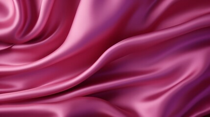 Obraz premium Silk Unfurled, Abstract Background with Luxurious Wavy Folds of Satin Velvet Material, generative ai.