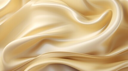 Obraz premium Silk Unfurled, Abstract Background with Luxurious Wavy Folds of Satin Velvet Material, generative ai.