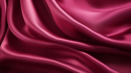 Fototapeta na wymiar Silk Unfurled, Abstract Background with Luxurious Wavy Folds of Satin Velvet Material, generative ai.
