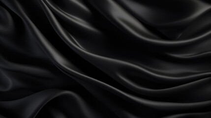 Silk Unfurled, Abstract Background with Luxurious Wavy Folds of Satin Velvet Material, generative ai.