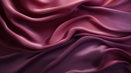 Obraz premium Silk Unfurled, Abstract Background with Luxurious Wavy Folds of Satin Velvet Material, generative ai.