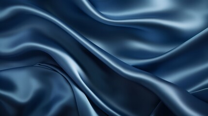 Obraz premium Silk Unfurled, Abstract Background with Luxurious Wavy Folds of Satin Velvet Material, generative ai.