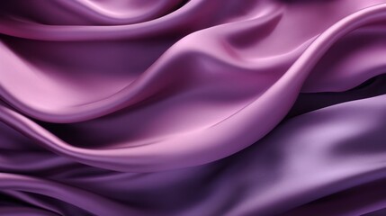 Obraz premium Silk Unfurled, Abstract Background with Luxurious Wavy Folds of Satin Velvet Material, generative ai.