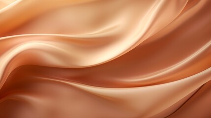 Silk Unfurled, Abstract Background with Luxurious Wavy Folds of Satin Velvet Material, generative ai.