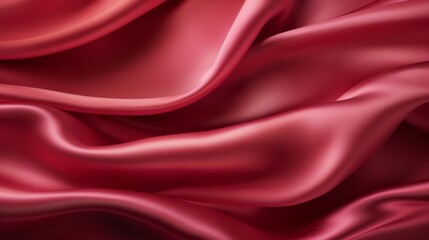 Fototapeta premium Silk Unfurled, Abstract Background with Luxurious Wavy Folds of Satin Velvet Material, generative ai.