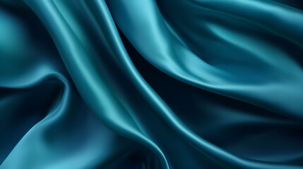 Silk Unfurled, Abstract Background with Luxurious Wavy Folds of Satin Velvet Material, generative ai.