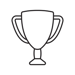 trophy icon, award vector