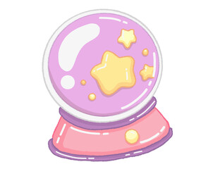 halloween decoration witch magic crystal ball